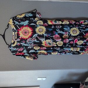 Naggoo floral full length dress